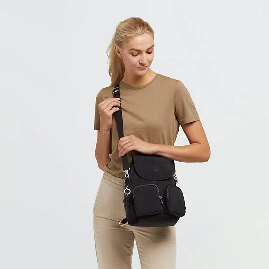 Sacs À Dos Kipling Firefly Up Convertible Noir | FR 1636MQ